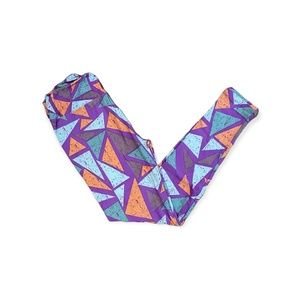 OS LuLaRoe NWOT Fun Triangle Leggings One Size
